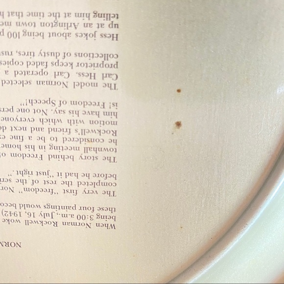 VTG 1979 & 1980 Norman Rockwell Freedom Plates - Picture 15 of 16